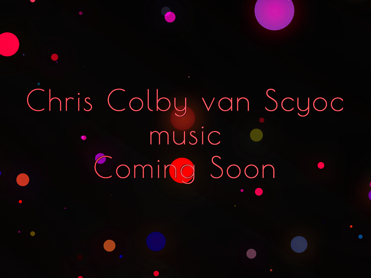 Screen shot of musician website